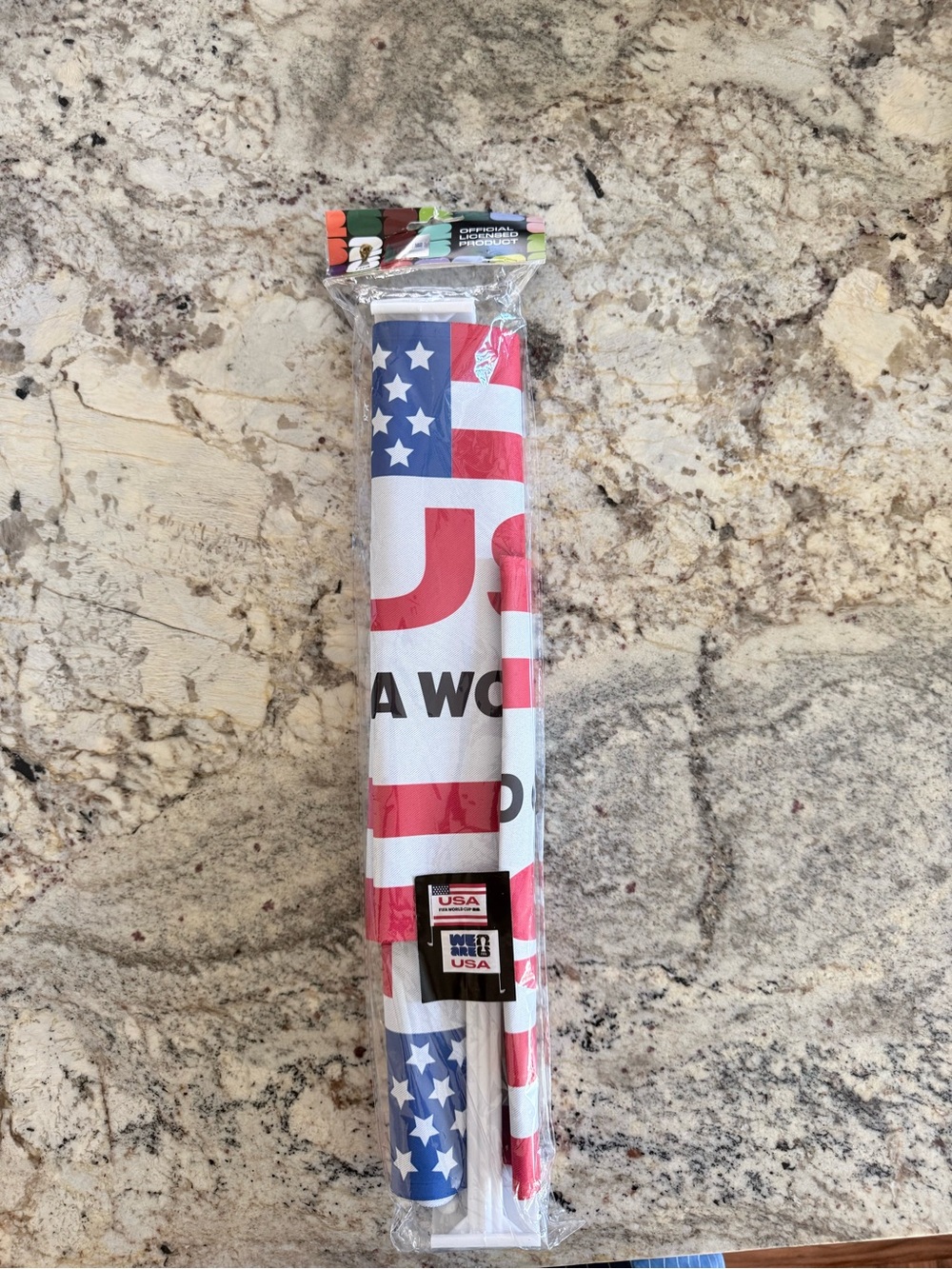 FIFA World Cup 2026 USA Car Flag  - Red, White & Blue